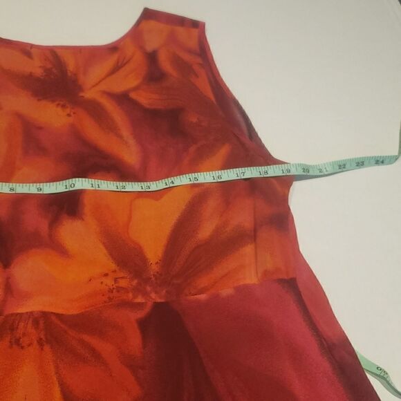 Karen Kane floral fully lined shift style dress size OX - Picture 6 of 11